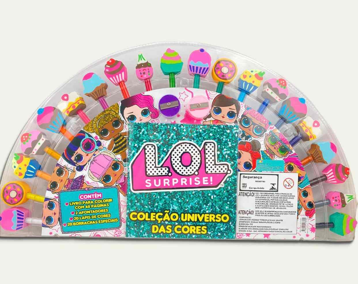 LIVRO COLORIR LOL SURPRISE 46P�S